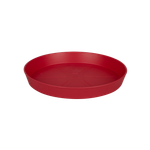 loft urban saucer round 21cm cranberry red